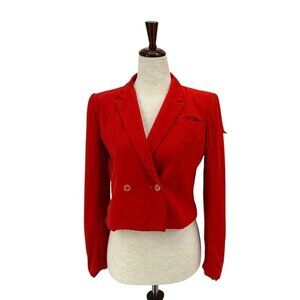 Vintage Renlyn By GL Womens 6 Suit Skirt Jacket Red 1940s 1950s Retro ****READ**